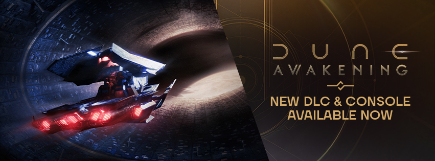 Discovery splash banner for Dune: Awakening Discord server
