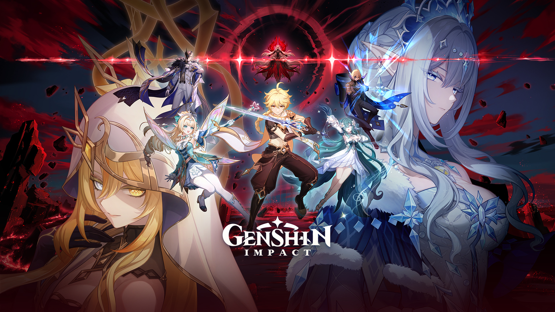 Discovery splash banner for Genshin Impact Official Discord server